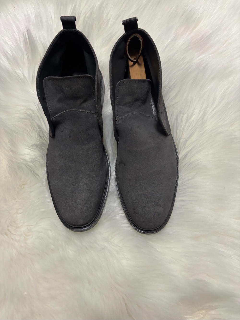 Calvin Klein Men's‎ Slip-On Loafers in Dark Gray